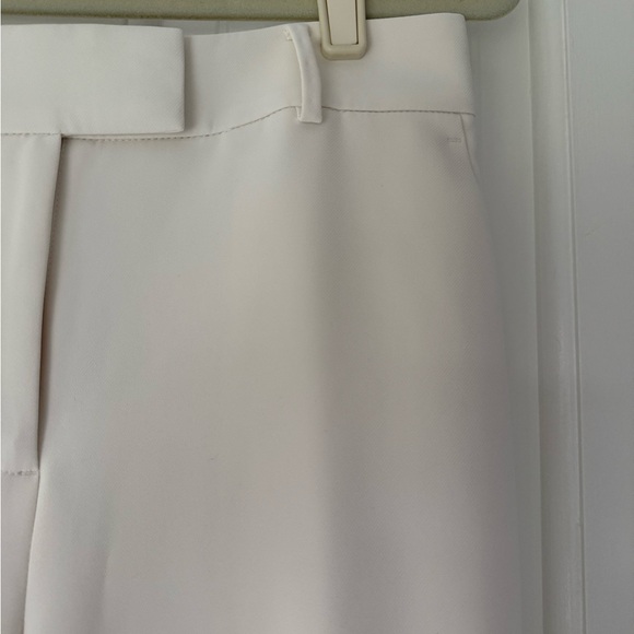 Ann Taylor Cream Wide-Leg Pants - Picture 3 of 12